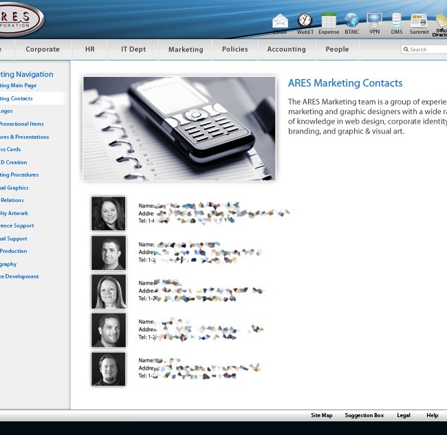 Intranet Design