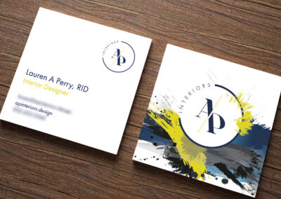 Interior Design Company Cards